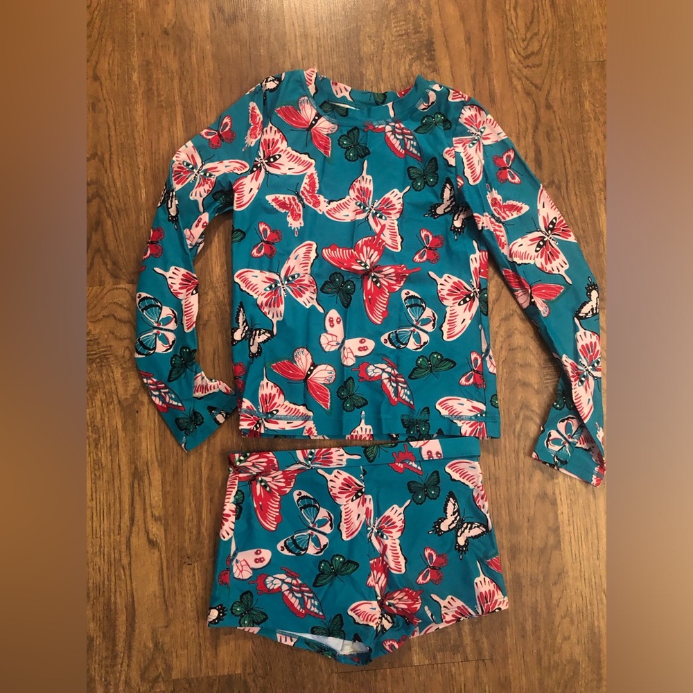 Hanna Andersson Butterfly Kids Swim Set